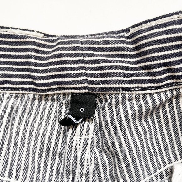 Marc Jacobs Redux Grunge Dobby Stripe Wide Leg Crop Pant Black Ivory Size 0 - Picture 5 of 10